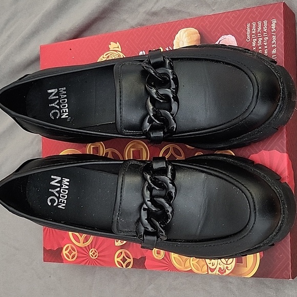 Madden NYC Shoes - Madden NYC black loafers size 9